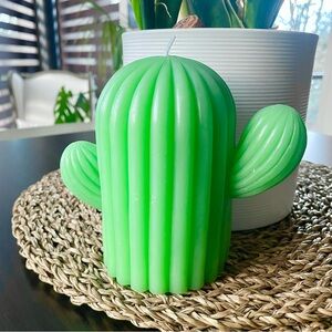 3/$30 Ashland Vegas Cowgirl Green Cactus Candle Unscented